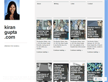 Tablet Screenshot of kirangupta.com